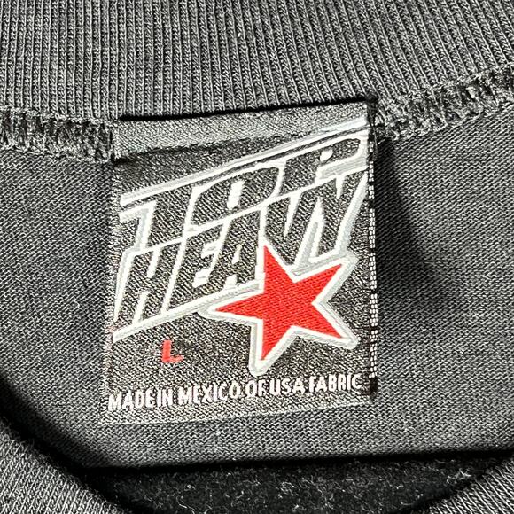 Vintage Top Heavy Y2K Shirt Mens Large Black Dragon Skater Tank Top Graphic Tee - Picture 3 of 6